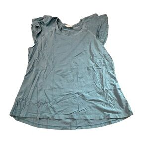 Oversized Comfy Ruffle sleeveless Time & Tru Cotton blend XXL FINAL PRICE